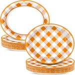 50 PCS Thanksgiving Gingham Fall Ov