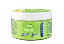 Victoria Beauty 90% Pure Dead Sea Salt Scrub for Body, Face, Lips and Hands - with Grapefruit, Almond, Babassu, Hemp Seed and Olive Oil - Strawberry Legs Treatment - 99% Natural Exfoliator, 400g