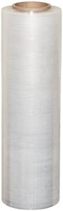 1 Pack 18'' Inch Plastic Stretch Film Roll Industrial Strength Transparent Stretch Wrap 80 Gauge 2600' FTHeavy Duty Plastic Cling Wrap for Moving, Packing, Pallet Wrap, Warehouse