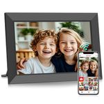 Frameo 10.1 Inch Digital Picture Frame, Smart Wifi Photo Frame with HD IPS Touch Screen, 32GB Memory, Auto-Rotate, Wall Mount, Slideshow Display, Share Photos/Videos from Phone, Gift for Mom