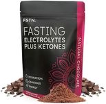 FSTN Chocolate Electrolytes Fasting Supplement – Crave Killer, Hydration & Energy – Zero-Sugar, Plus Ketones & Organic Cocoa.
