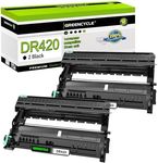 greencycle 2 Pack DR420 Drum Unit Compatible for Brother DR-420 for HL-2270DW HL-2280DW HL-2240 MFC-7360N MFC-7860DW DCP-7065DN Intellifax 2840 Laser Printer (High Yield,Without Toner)