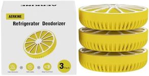 AERKINE Fridge Deodorizer Odor Eliminator - Refrigerator Cleaner Freshener For Home, Smell Remover For Kitchen, More Effective Than Baking Soda Bamboo Air Purifier Bags