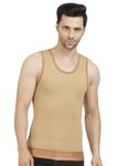 HIGH Compression Full Vest || Zipper-Free Design || Gynecomastia Compression Vest || Tomboy Chest Binder || Chest and Abdomen Support || Chest Shapewear (Large, Beige)