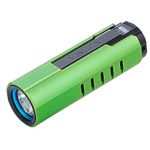 IMALENT LD70 High Performance Mini Torch 4000 lumens, Pocket LED Torch with OLED Display, Brightest Small EDC Flashlight with 6 Bightness Levels for Dog Walking and Fishing (Fluorescent Green)
