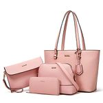 YTL Women Handbags PU Leather Large Shoulder Crossbody Bsgs 4pcs Set for Girls