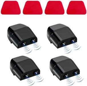 Ohleats 4PCS Deer Whistles for Car, Automotive Save a Deer Whistles to Avoid Collisions, Vehicle Deer Warning Devices Horn Sensor, Universal Animal Alert Car Accessories (Black, 4 PCS)