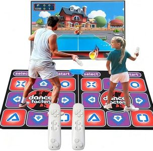 Eclipto Dance Mat for Girls, Musical Dance Mat Toys for 4+ Year Kids, 60 Games & 200 Songs, Electronic Dance Pad for TV & Computer, Fun Christmas Birthday Gift for Boys & Girls