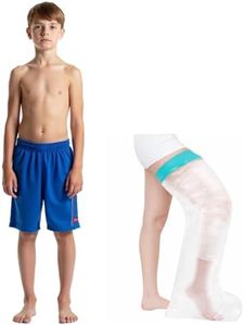 Kids Waterproof Cast Covers for Shower Leg, Boots For Foot After Surgery/Injury Amputated/Prosthetics, Knee Cover Protector Bag Showering/Swimming, Toes/Ankle/Feet Wounds, Wound Dressing/Shoe Dry