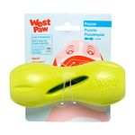 West Paw Design Zg090grn Zogoflex Qwizl Tough Puzzle Treat Toy for Dogs, Small, Green, 5.5"