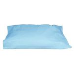 Rxshopy® Disposable Non-Woven Hospital Pillow Protector Cover Hypoallergenic/Waterproof/Oilproof Uses for Train, Travel, Clinics, Hotel Portable, Salon (Blue Pillow Cover 100 Pcs 25" X 18")