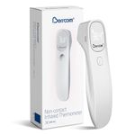 Berrcom Non Contact Infrared Forehead Thermometer for Adults, Kids & Babies, 3-in-1 Touchless Digital Thermometer with Fever Alarm & LED Display