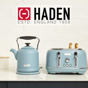 Haden Highclere Electric Kettle 1.5L – Stainless Steel, Rapid Boil