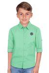 Allen Solly Junior Boy's Regular Fit Shirt (ABSFCSPFZ98954_Light Green129