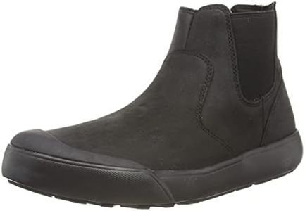 KEEN Women's Elena Chelsea-w Boot, Triple Black Black, 6 US
