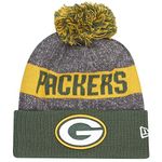 New Era Nfl Sideline Bobble Knit Grepac Otc - Cap line Green Bay Packers for Man, color Green, size OSFA