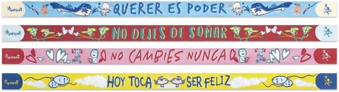 YOSIQUESE Pack 4 Pulseras de Tela | Productos y Regalos solidarios Hechos por Personas con discapacidad