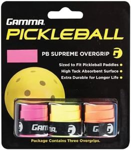 GAMMA Sports Pickleball Supreme Overgrip, Assorted Neon