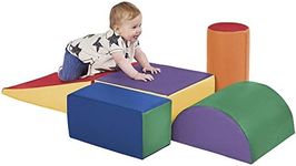 YOZZI Baby Kids Large Soft Foam Block Indoor Climb Crawl and Slide Safe Foam Playset 5pcs