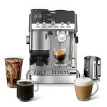 Ninja Luxe Café Mini 2-in-1 Espresso and Filter Coffee Machine with Automatic Milk Frother, Built in Bean Grinder ES351UK