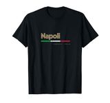 Naples Italian City Retro Flag Italy T-Shirt