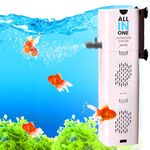 BURAQ XQP-1000F | 14W | Ultra-Quiet Aquarium Filter, Ultra-Quiet Submersible Pump, 1000 L/H High-Flow Filtration System Upto 3-5 FT Fish Tanks