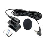 2.5mm Microphone Mic Handsfree Dash Car Stereo Receiver Compatible for Pioneer FH MVH MXTX SPH DMH DXT - Series DMH-100BT DMH-1500NEX DMH-2660NEX FH-S52BT MVH-1400NEX MVH-200EX MVH-210EX MVH-300EX