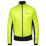 GORE WEAR Men's Thermal Cycling Jacket, C3, GORE-TEX INFINIUM, Neon Yellow/Black, XXL