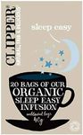 Clipper Organic Sleep Easy Infusion Tea bags 20 per pack (Case Of 4, Total 80 Teabags)