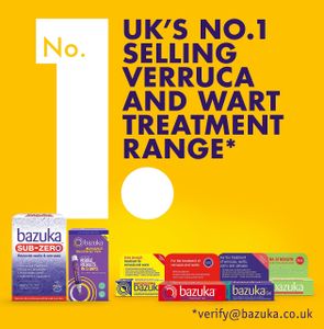 Bazuka Extra Strength Verruca & Wart Treatment Gel with Emery Board, 6g