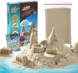 Chico Land Waterplay & Sensory Play Sand - 2.2lb Moldable, Non-Toxic Sand for Kids Ages 4+, for Indoor/Outdoor Sandbox, Water Table & Sensory Play, Mess-Free, Easy Clean, Resealable Bag​