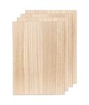 4 Pack MDF Wood Boards 12"x17"-1/4t