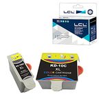 LCL Compatible Ink Cartridge 10 10B 10C XL (2PK 1Black 1colour) Replacement for Kodak EasyShare 5100 EasyShare 5300 EasyShare 5500 ESP 3 ESP 3250 ESP 5 ESP 5210 ESP 5250 ESP 7ESP 7200 ESP 9200ESP