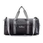 Tripole PAKEasy Foldable Duffel Bag | Portable Bag for Traveling | 40 litres (Black)