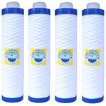 BIOTIC WATER Pre Filter for Water Purifier, 9 inch Sediment Filter Threaded Candle Cartridge. Compatible with Aquaguard Pre Filter, Livpure Pre Filter and All Other Brands (Pack of 4)……