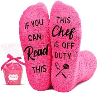 HAPPYPOP Chef Gifts Cooking Gifts for Women - Baking Gifts Pastry Chef Gifts Gifts For Baker, Chef Socks Cooking Socks Baking Socks