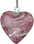 Sienna Glass HR8PASTELPI Friendship Heart, Pink