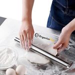 OrganizeMee Stainless Steel Rolling Pin Chapati Belan Best Kitchen Accessories Roti Roller Suitable Size (Dia 25 Mm X 31.8 Cm)