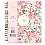 Non-Dated Monthly Weekly Planner by Bright Day, 12 Month Goal Appointment Productivity Journal, 8.75'' x 7.25''