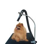 Gravitis Pet Supplies Heavy Duty Dog Hair Dryer Hose Holder – Holder Only - Suitable for use with Pet Grooming Table