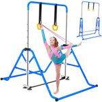 Gymnastics Bars Junior Training Kip Bar Gymnastics Equipment Adjustable Height Folding Horizontal Bar for Home Garden Indoor Outdoor