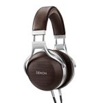 Denon AH-D5200 Premium Over Ear Headphones with Zebra Wood Earcups, Hi-Fi Headphones, Hi-Res Audio, 50-mm FreeEdge Drivers