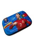 MSGH Design 7D Big Size Multipurpose Hardtop Pencil Pouch for Boys & Grils (Ronaldo)