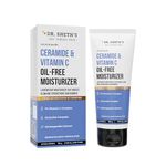 Dr. Sheth's Ceramide & Vitamin C Oil - Free Moisturizer| Lightweight Moisturizer To Hydrate & Brighten Skin | With Vitamin C, Ceramide & Ashwagandha | For Women & Men | 100G