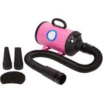 Pink Master Pet Grooming Dryer 2 Level Wind Speed & Adjustable Heat Temperature