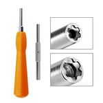 Cemobile Gamebit Screwdriver 4.5mm 3.8mm, Double-End Bit Security Gamebit Screwdriver Kit for Opening NES, SNES, N64, Gameboy, Gamecube, Virtual Boy, Sega, Nintendo Consoles, Game Cartridges