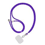 SHOPVILLA Cell phone lanyard around neck crossbody hanging chain mobile holder to carry iphone & smartphone with detachable crossbody shoulder sling strap for mobile, airpods, key, pen drive, purse