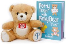 Potty Train with Pinky Bear - Interactive Book & Teddy Bear, Potty Training Toilet Seat & Chair Companion, Potty Training With Pinky Bear, Training Potty for Toddlers Boys & Girls, Ages 1 to 3 & Older