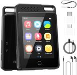 64GB MP3 Players, ETELIAR Music Player with Bluetooth, Built-in HD Speaker, FM Radio, Voice Recorder, E-Book,HiFi Sound,Touch Screen,Ideal for Sport, Earphones Included