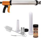 Weston Original Jerky Gun , Aluminum Tube 1.5lbs Ground Meat capacity, Easy Squeeze Trigger, Balck, 37-0111-W